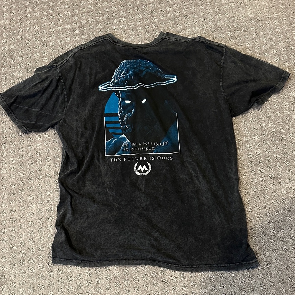 Black Graphic Men's Mentality T-Shirt
